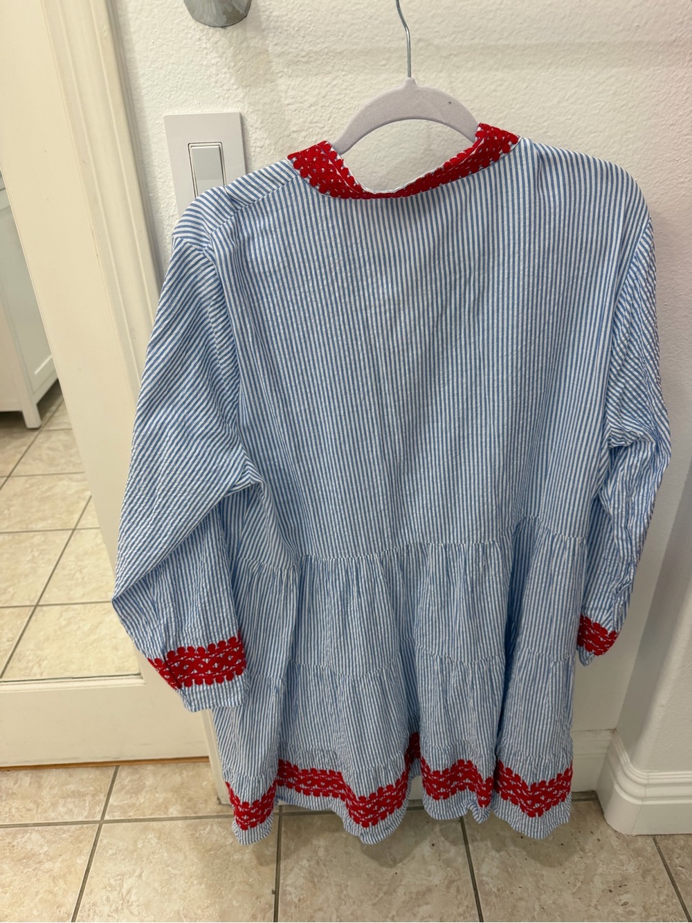 NEW Sail to Sable The Chatham Seersucker Fit & Flare Dress - Picture 8 of 13